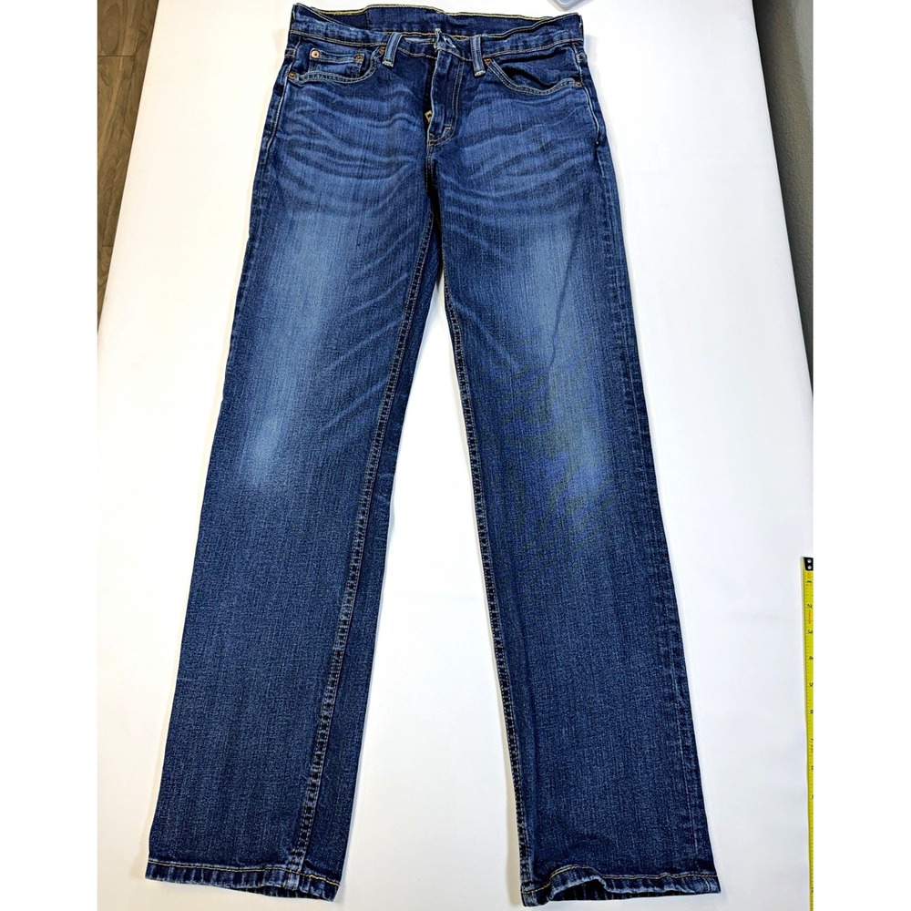 Levis 514 Straight Fit Jeans Mens 29x30 Medium Wash Blue Denim Classic 540198